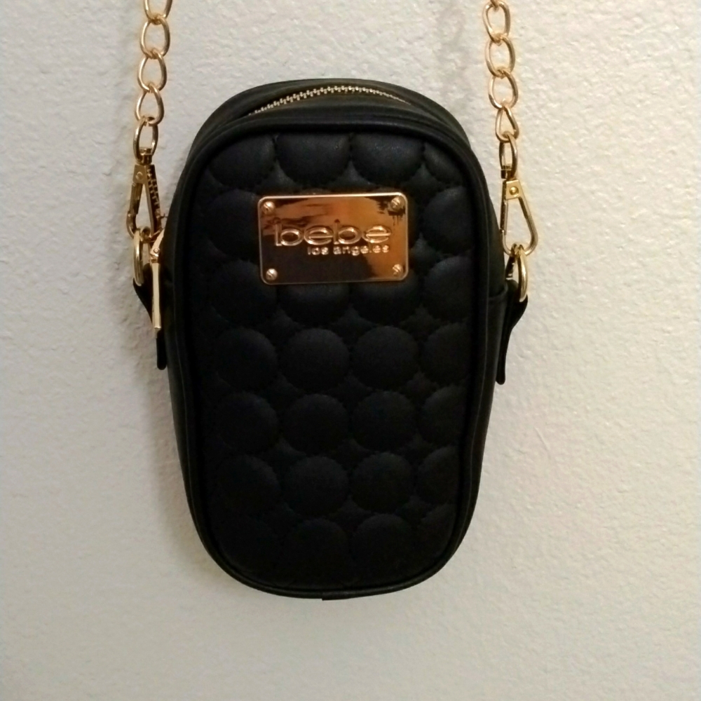 Bebe real leather purse